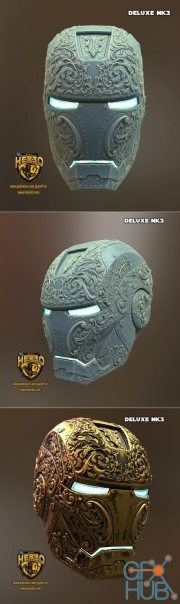 Ironman M3k Deluxe Helm – 3D Print