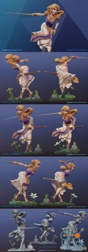 Princess Zelda Figurine – 3D Print