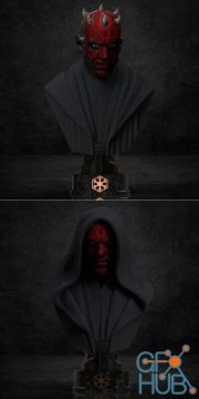 Darth Maul Bust Star Wars – 3D Print