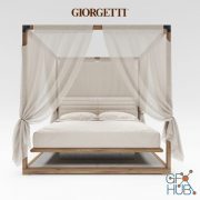 Ira Canopy bed by Giorgetti