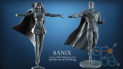 Cubebrush – MAGNETO and SuperGirl for 3D Printing