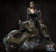 Catwoman Bike – DC Comics – 3D Print