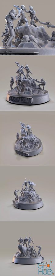 Mandalorian Battle – 3D Print