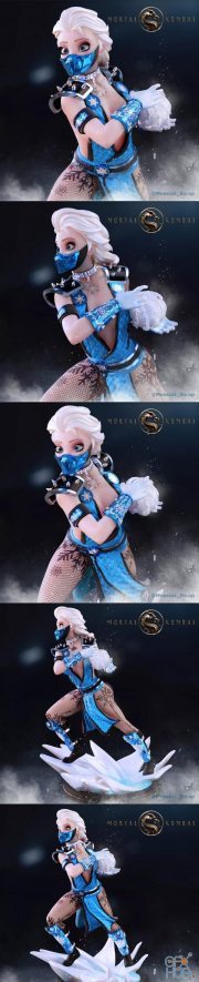 Elsa Sub-Zero – 3D Print