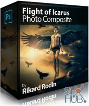 Serge Ramelli - Flight of Icarus Photo Composite