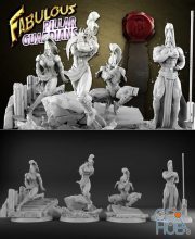Fabulous Pillar-Guardians – 3D Print