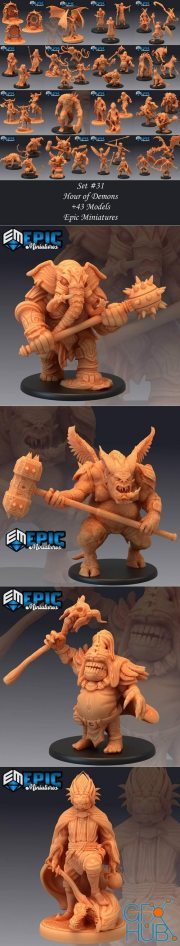 Epic Minis - Hour of Demons – 3D Print