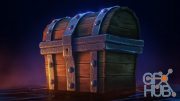 CGCookie – Modeling, Texturing and Shading a Treasure Chest in Blender 2.8