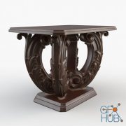Coffee table (max 2010, fbx, obj)
