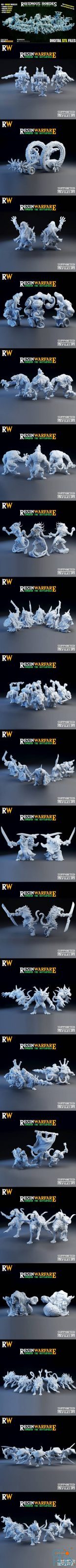 Ravenous Hordes Resin Warfare – 3D Print