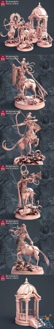 Elf Centaurs Set – 3D Print