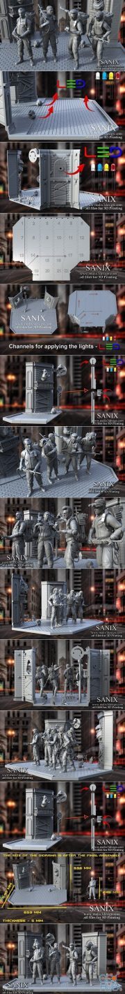 Ghostbusters 4 Heroes – 3D Print