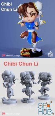 Chun Li Chibi – 3D Print