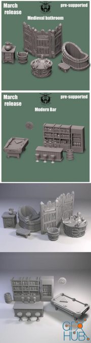 Tiny Furniture March 2022 – 3D Print