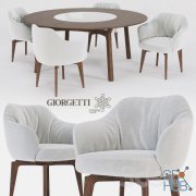Elisa and Memos Giorgetti furniture set