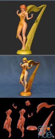 Golden Harp – 3D Print
