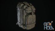 Military backpack 02 PBR