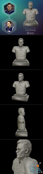 Tom Brady Bust – 3D Print