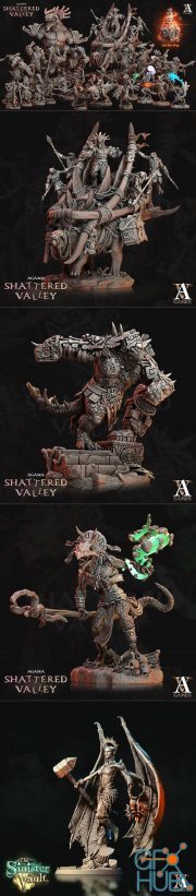 Archvillain Games - Agama Shattered Valley August 2022 – 3D Print