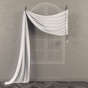Asymmetric curtain