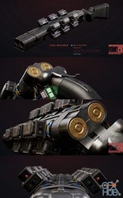 Cyberpunk 2077 Tech Shotgun PBR