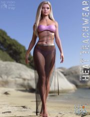 Daz3D, Poser: dForce Heat Beachwear for Genesis 8 Females