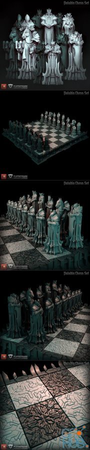Paladin Chess Set December 2021 – 3D Print