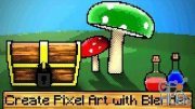 Skillshare – Easily create Pixel Art with Blender. Beginner Friendly
