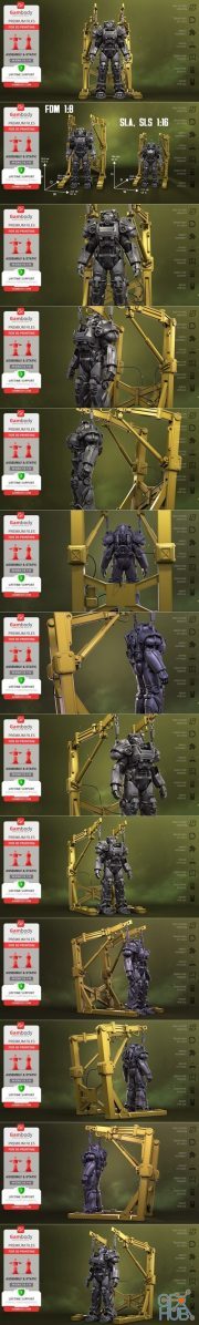 T-60 Power Armor – 3D Print