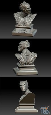 Black Panther Bust – 3D Print