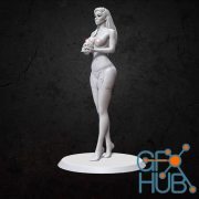 Ophelia Topless – 3D Print