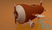 Cinema 4D: Create Low Poly Toy Plane