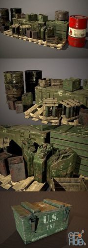 Crates and Barrels Props Pack