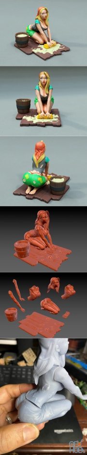Cinderella Maid – 3D Print