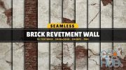 CGTrader – Texture Pack Seamless Brick Revetment Wall Vol 01 Texture