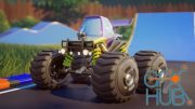 CGCookie – OFF-ROAD: Rig and Animate an RC Monster Truck in Blender