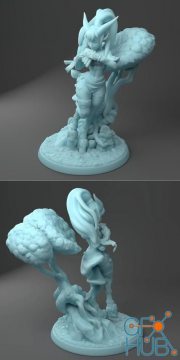 Fauna, Satyr Bard – 3D Print