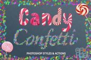 Creativemarket - CANDY & CONFETTI Styles Photoshop 3698395