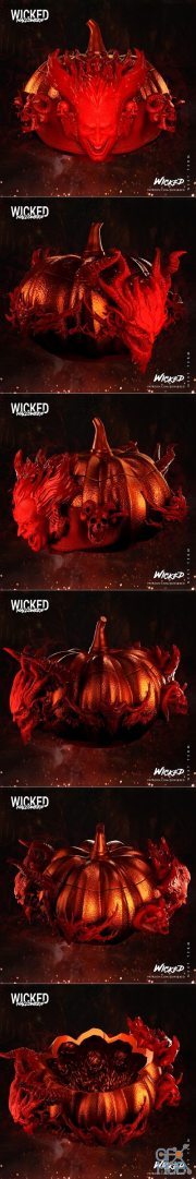 Mephisto Pumpkin – 3D Print