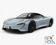 Hum 3D McLaren Speedtail 2019 car