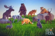 Unity Asset – Poly Art: Animal Forest Set