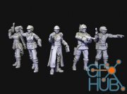Interstelar Officers – 3D Print