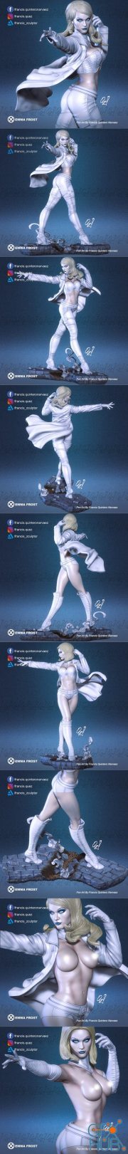 Emma Frost - Special Version – 3D Print