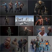 Unreal Engine 4 Realistic Zombie Pack 4.27