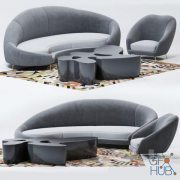 Nilufar modern sofa