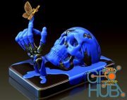Dripping Skull – 3D Print