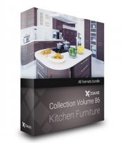 CGAxis Models Volume 86 Kitchen Furniture