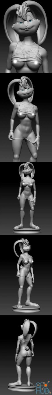 Lola Bunny and NSFW Version – 3D Print