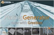 Blender Market – Plating Generator And Greebles for Blender 2.79-2.8