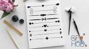 Hand Drawn Dividers Vector Cliparts (EPS)